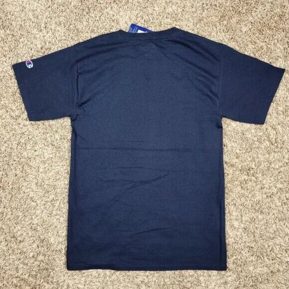 NEW Champion T Shirt Men's Size SMALL Short Sleeve Script‎ Logo Crew Neck Casual - Picture 3 of 4